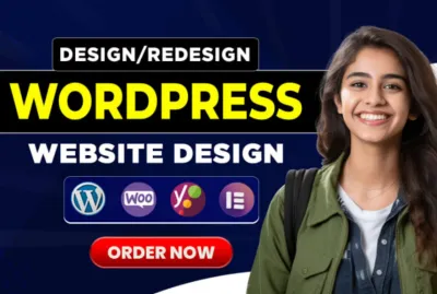 I will build wordpress website development, business website or wordpress blog website